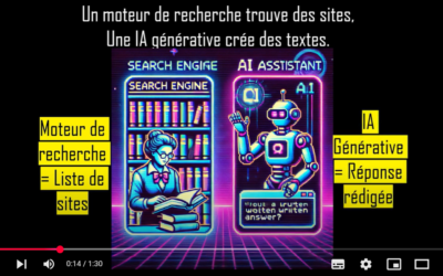 Module 1 Leçon 2 : Différence entre IA générative et moteurs de recherche
