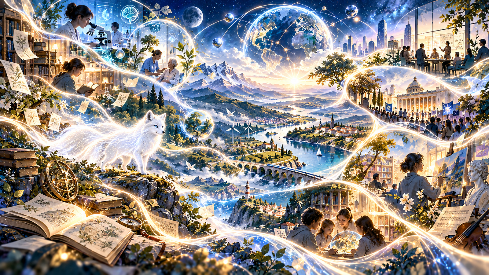 L’univers EVALIR : connaissances, territoires, santé, culture, société et intelligence reliés
