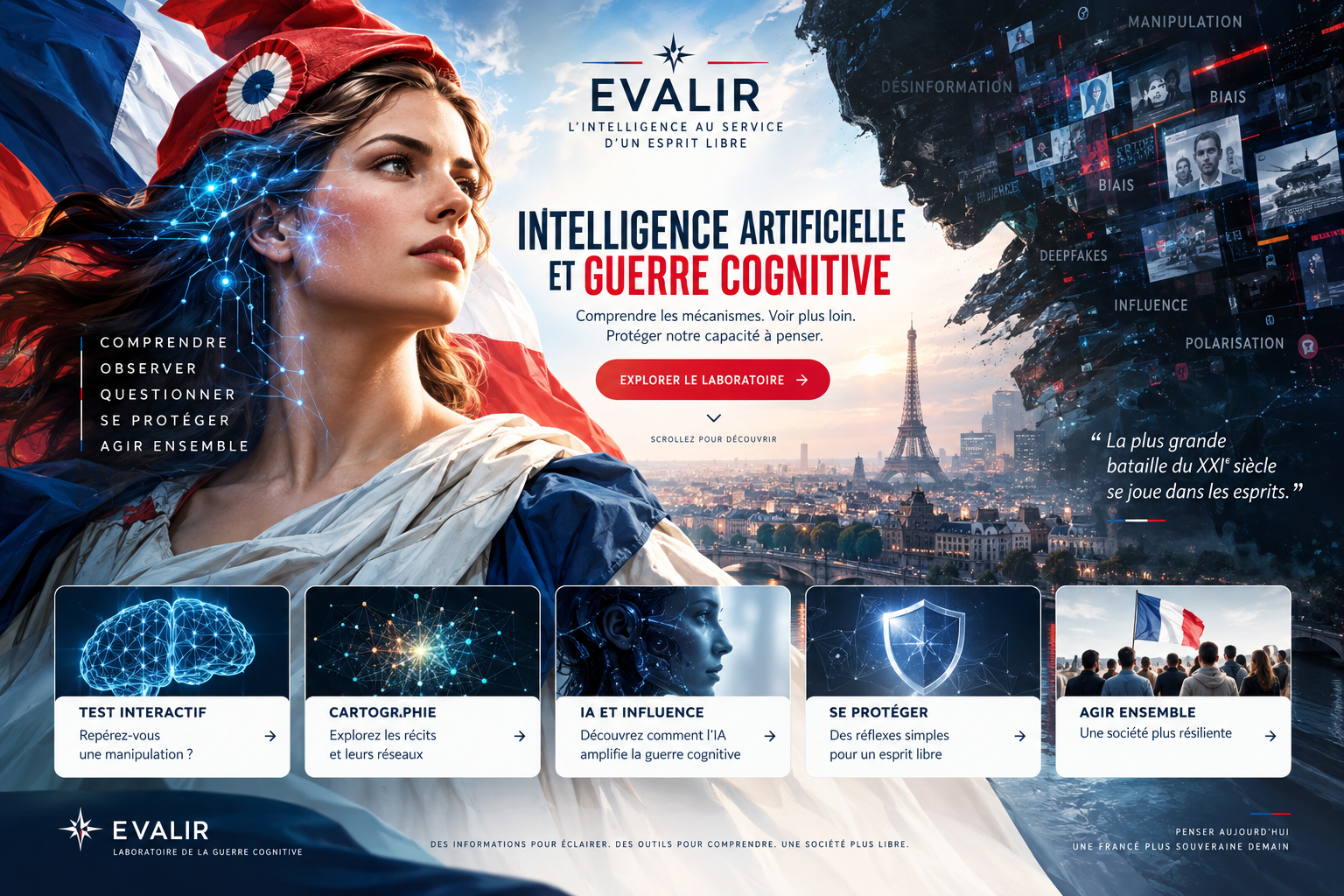 Intelligence artificielle et guerre cognitive – EVALIR