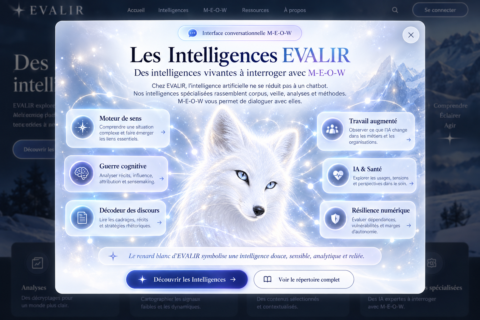Les Intelligences EVALIR