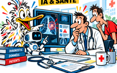 Le Canard enchanté — Diagnostic médical et IA, avec l’adresse proposée.